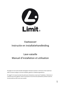 Handleiding Limit LIVW13W48V Vaatwasser