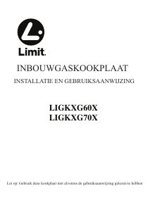 Mode d’emploi Limit LIGKXG60X Table de cuisson