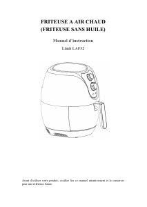 Handleiding Limit LAF32 Friteuse