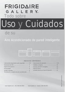 Manual de uso Frigidaire FGRC064WA1 Aire acondicionado