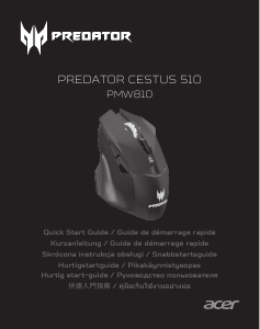 Käyttöohje Acer PMW810 Predator Cestus 510 Hiiri