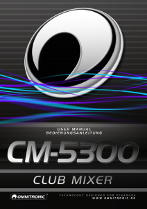Handleiding Omnitronic CM-5300 Mengpaneel