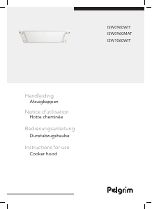 Bruksanvisning Pelgrim ISW0960WIT Köksfläkt