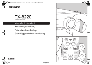 Bedienungsanleitung Onkyo TX-8220 Receiver
