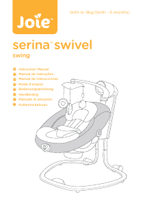 Manual Joie Serina Swivel Espreguiçadeira para bebê