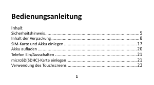 Bedienungsanleitung Mobistel Cybus F8 Handy