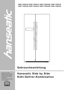 Bedienungsanleitung Hanseatic HSBS17690A1R Kühl-gefrierkombination