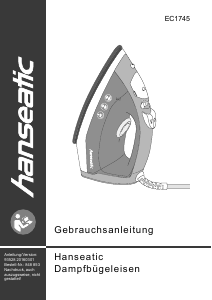 Bedienungsanleitung Hanseatic EC1745 Bügeleisen