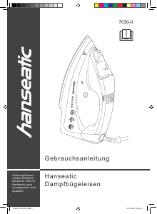 Bedienungsanleitung Hanseatic 7030-0 Bügeleisen
