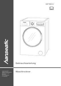 Bedienungsanleitung Hanseatic HWT 9614 A Waschtrockner