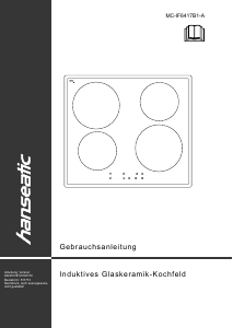 Bruksanvisning Hanseatic MC-IF6417B1-A Häll