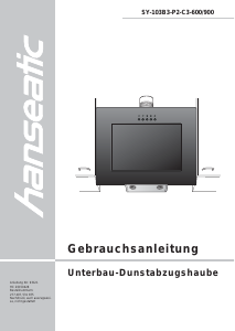 Bedienungsanleitung Hanseatic SY-103B3-P2-C3-900 Dunstabzugshaube