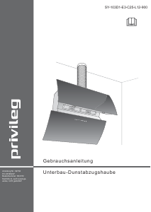 Bedienungsanleitung Hanseatic SY-103D1-E3-C25-L12-900 Dunstabzugshaube