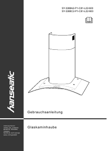 Bedienungsanleitung Hanseatic SY-3388C2-P1-C81-L22-900 Dunstabzugshaube