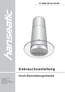 Bedienungsanleitung Hanseatic SY-3288C1IR-E8-C40-600 Dunstabzugshaube