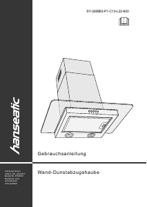 Bedienungsanleitung Hanseatic SY-3288B3-P1-C13-L22-600 Dunstabzugshaube