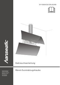 Bedienungsanleitung Hanseatic SY-103D5-E33-C59-L62-900 Dunstabzugshaube