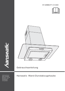 Bedienungsanleitung Hanseatic SY-3288B3-P1-C13-600 Dunstabzugshaube