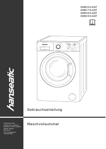 Handleiding Hanseatic HWM 914 A3 IT Wasmachine