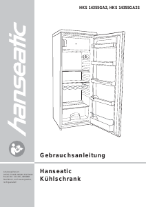 Bedienungsanleitung Hanseatic HKS14355GA2 Kühlschrank