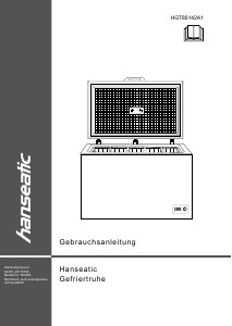Bedienungsanleitung Hanseatic HGT85142A1 Gefrierschrank