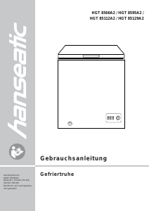 Bedienungsanleitung Hanseatic HGT8566A2 Gefrierschrank