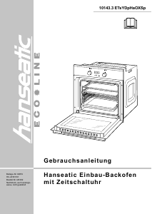 Bedienungsanleitung Hanseatic 10143.3ETsYDpHaOXSp Backofen
