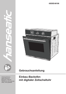 Bedienungsanleitung Hanseatic 65DEE40106 Backofen