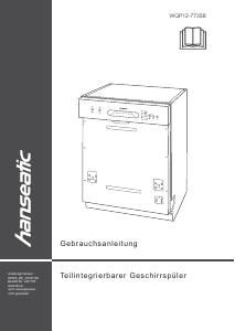 Handleiding Hanseatic WQP12-7735B Vaatwasser