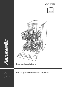 Handleiding Hanseatic WQP8-J7710D Vaatwasser