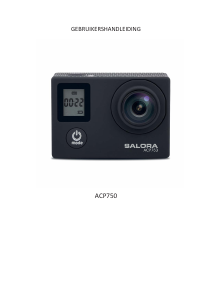 Handleiding Salora ACP750 Actiecamera