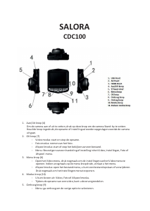 Handleiding Salora CDC100 Actiecamera