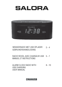Handleiding Salora CR606USB Wekkerradio