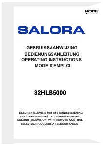 Handleiding Salora 32HLB5000 LED televisie