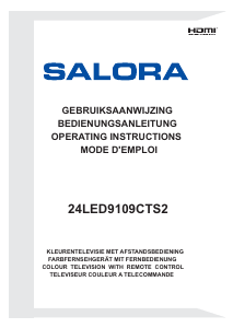 Handleiding Salora 24LED9109CTS2 LED televisie