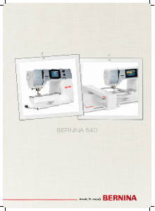 Bedienungsanleitung Bernina 540 Nähmaschine