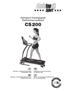 Bruksanvisning Christopeit CS 200 Löpband