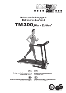 Bruksanvisning Christopeit TM 300 Black Edition Löpband