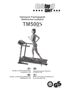 Bruksanvisning Christopeit TM 500S Löpband