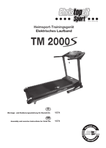 Bedienungsanleitung Christopeit TM 2000S Laufband