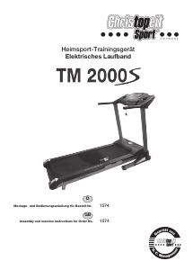 Bruksanvisning Christopeit TM 2000S Löpband