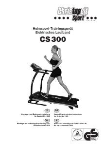 Bruksanvisning Christopeit CS 300 Löpband