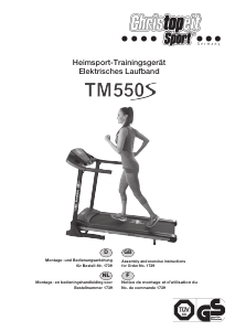 Bruksanvisning Christopeit TM 550S Löpband