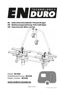 Handleiding Enduro BC260 Fietsendrager