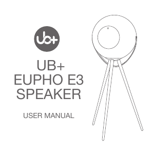 Bruksanvisning UB+ Eupho E3 Högtalare