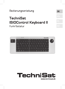 Manual TechniSat ISIOControl II Keyboard