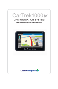 Bedienungsanleitung CarTrek 1000 Navigation