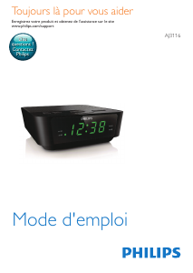 Mode d’emploi Philips AJ3116 Radio-réveil