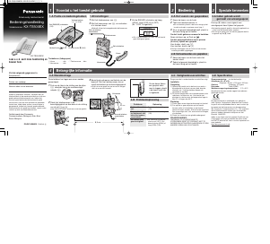 Mode d’emploi Panasonic KX-TS500EX Téléphone