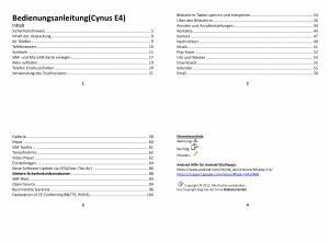 Bedienungsanleitung Mobistel Cynus E4 Handy